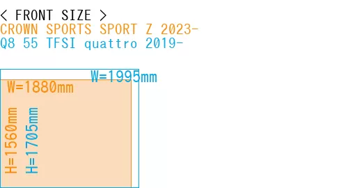 #CROWN SPORTS SPORT Z 2023- + Q8 55 TFSI quattro 2019-
